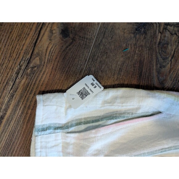 Billabong New Moves Pant Pastel Stripe Salty Blong Linen Pants Size 28 - Picture 5 of 13